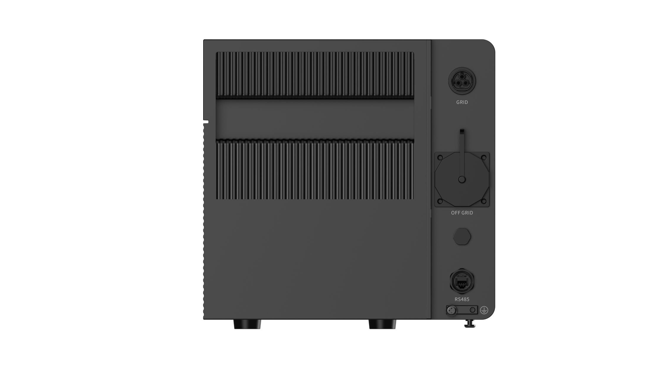 StorageIQ Halo Plug & Play thuisbatterij, zijaanzicht